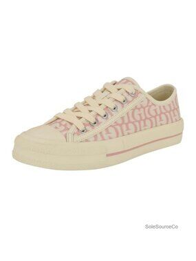 Women's Lace-Up Jacquard Logo Fashion Sneakers Casual Skate Running Shoes